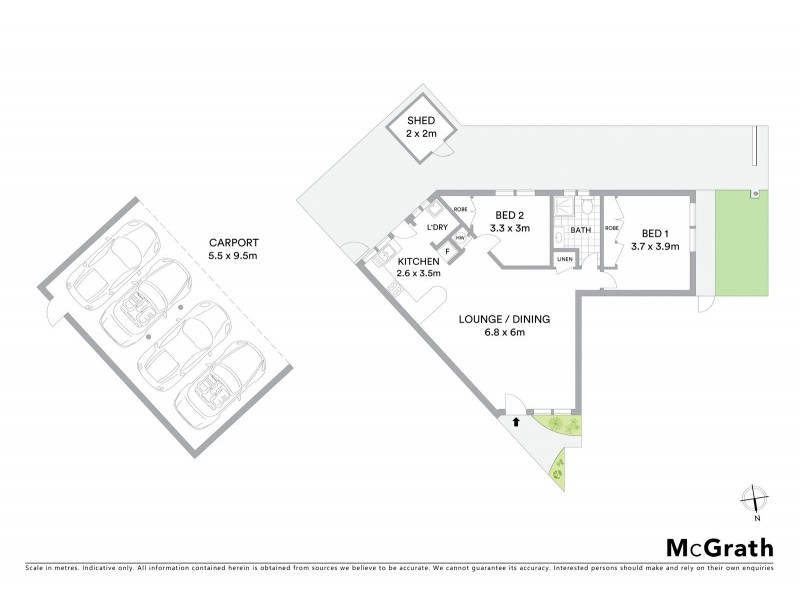 3/7 Lea Close, Coffs Harbour NSW 2450 Floorplan