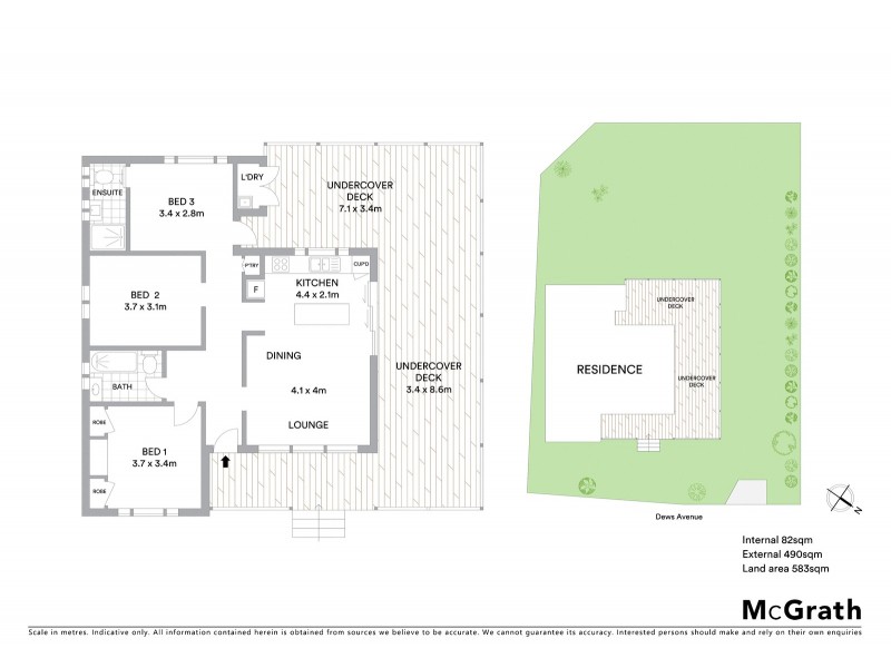 47 Dews Avenue, Toormina NSW 2452 Floorplan