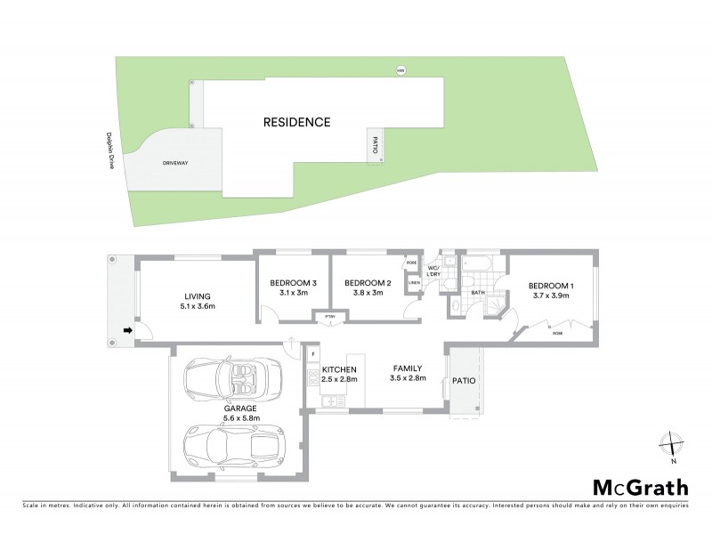 5 Dolphin Drive, Toormina NSW 2452 Floorplan