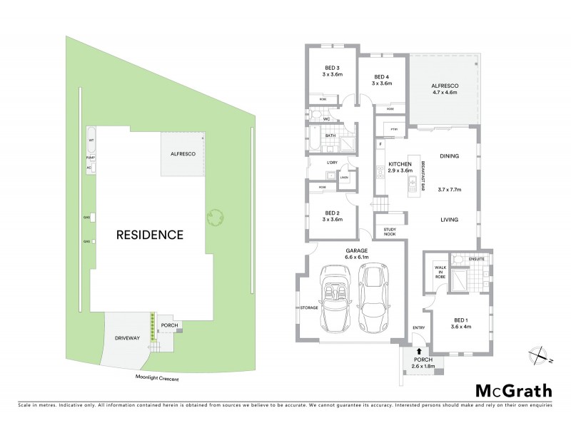 9 Moonlight Crescent, Coffs Harbour NSW 2450 Floorplan