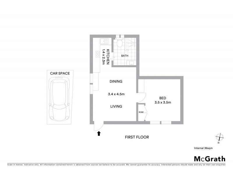 20/134 First Avenue, Sawtell NSW 2452 Floorplan