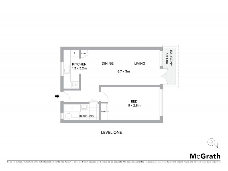 18/30 Ewart Street, Marrickville NSW 2204 Floorplan