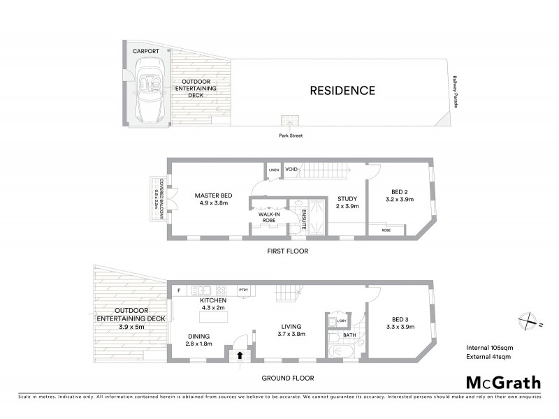 153 Railway Parade, Erskineville NSW 2043 Floorplan