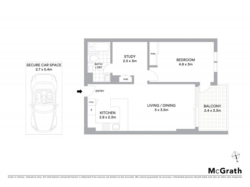 14505/177 Mitchell Road, Erskineville NSW 2043 Floorplan