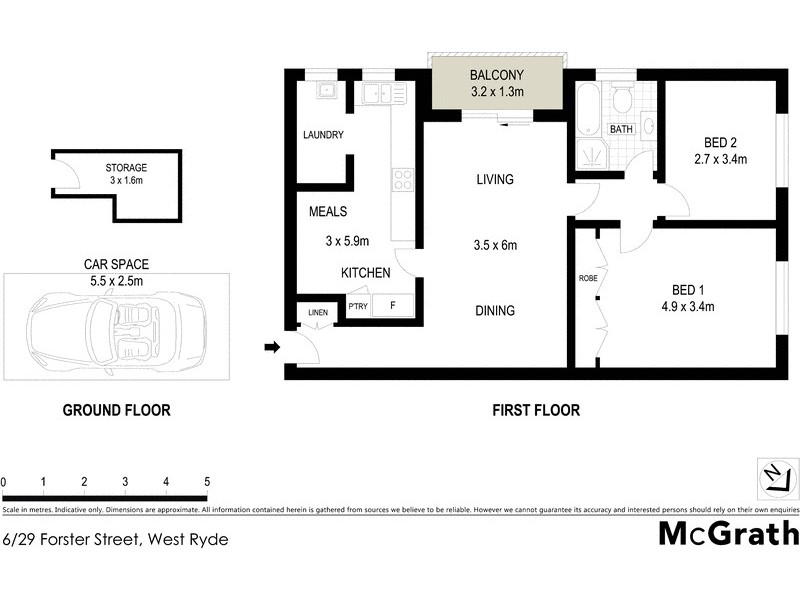 6/29 Forster Street, West Ryde NSW 2114 Floorplan