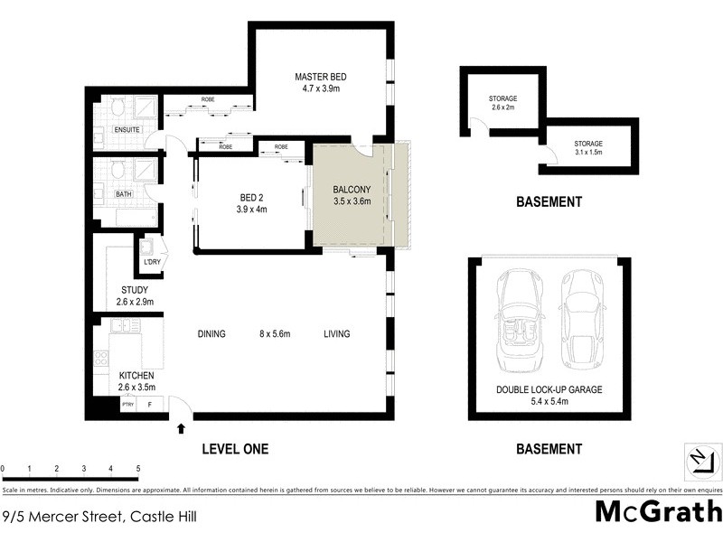 9/5 Mercer Street, Castle Hill NSW 2154 Floorplan