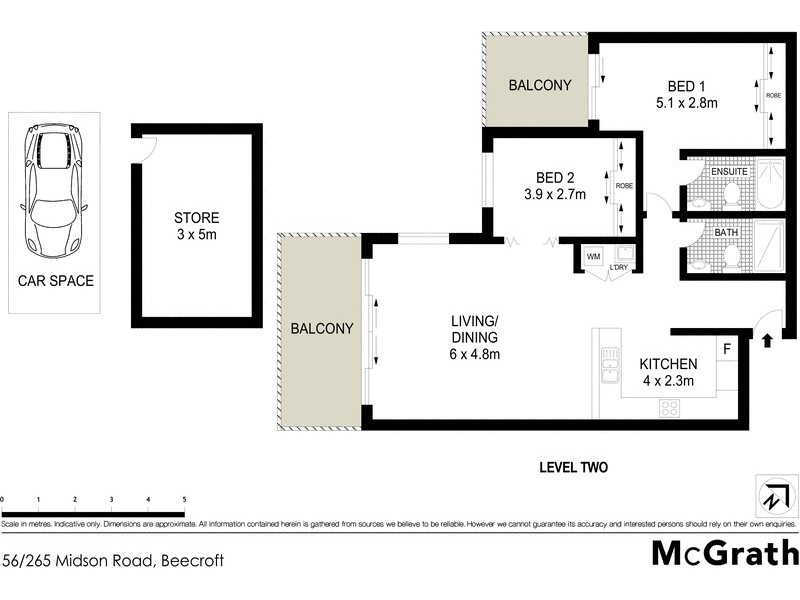 56/265 Midson Road, Beecroft NSW 2119 Floorplan