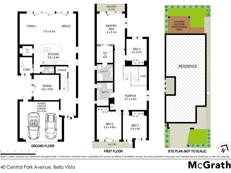 40 Central Park Avenue, Baulkham Hills NSW 2153 Floorplan