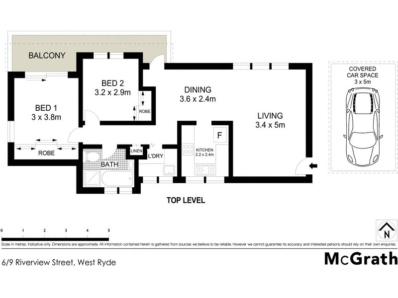 6/9 Riverview Street, West Ryde NSW 2114 Floorplan