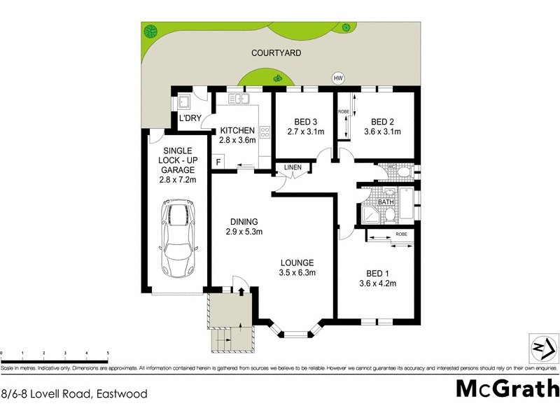 8/8 Lovell Road, Eastwood NSW 2122 Floorplan