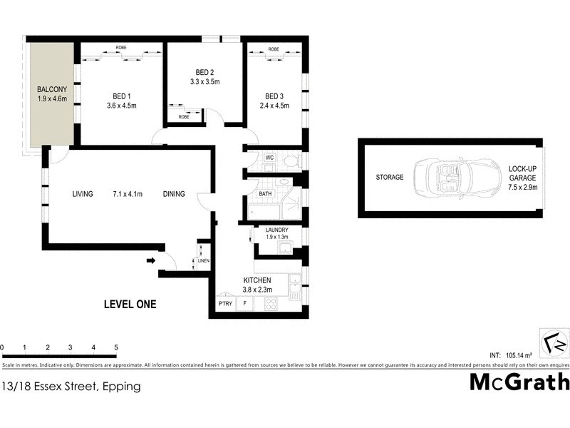13/18 Essex Street, Epping NSW 2121 Floorplan