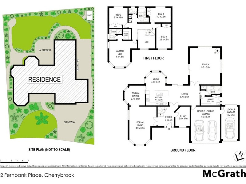 2 Fernbank Place, Cherrybrook NSW 2126 Floorplan