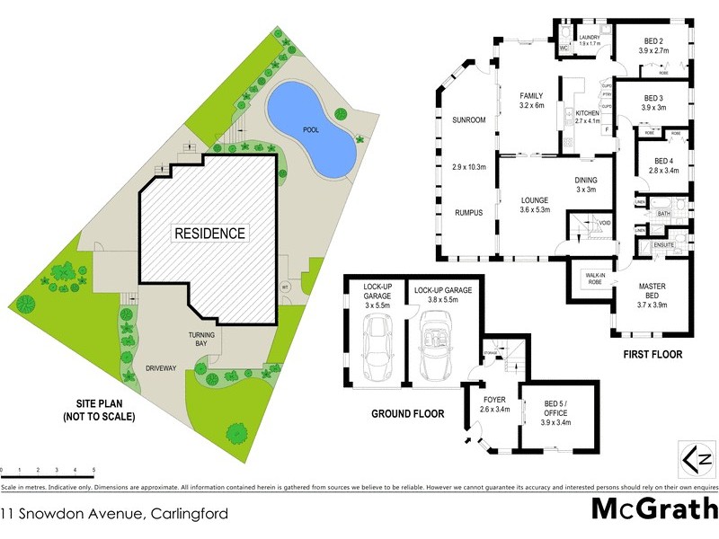 11 Snowdon Avenue, Carlingford NSW 2118 Floorplan