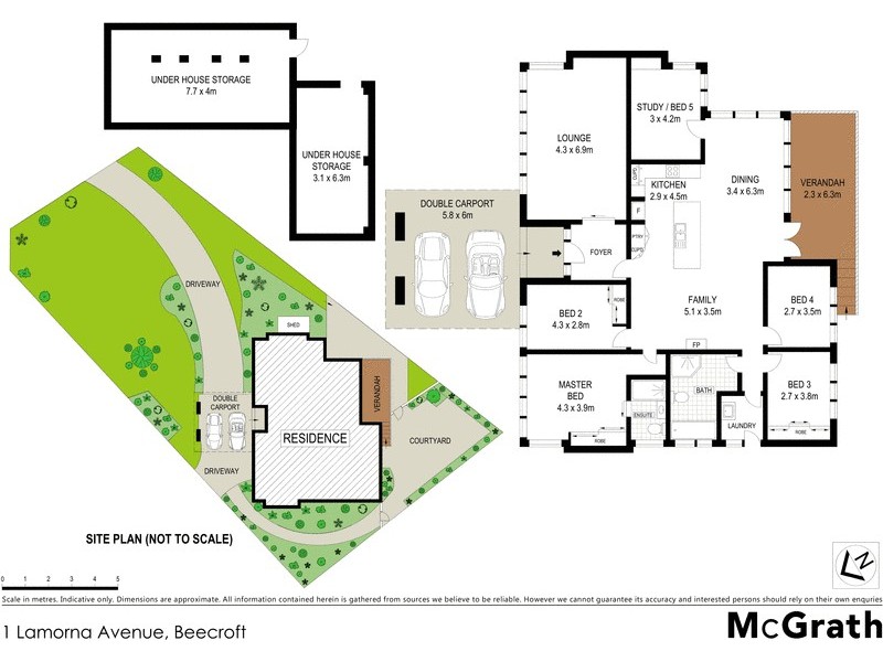 1 Lamorna Avenue, Beecroft NSW 2119 Floorplan