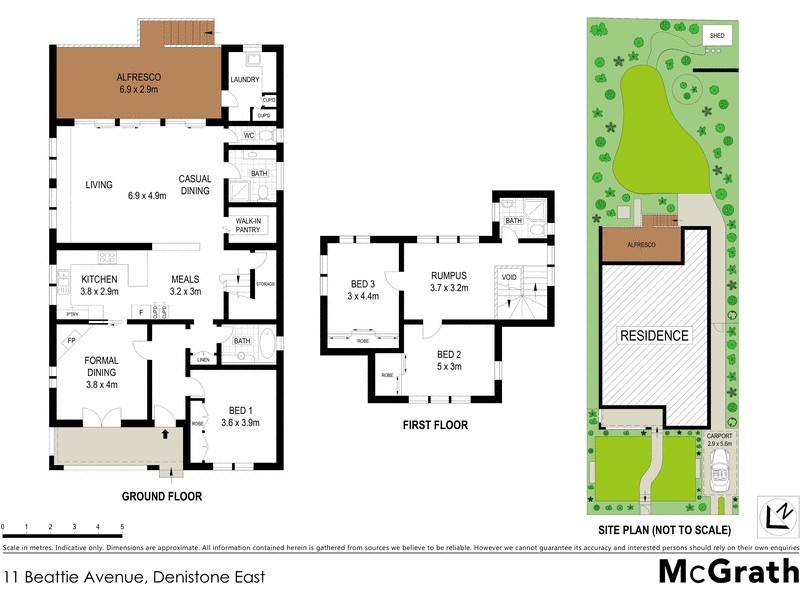 11 Beattie Avenue, Denistone East NSW 2112 Floorplan