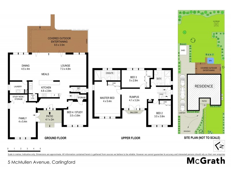 5 McMullen Avenue, Carlingford NSW 2118 Floorplan