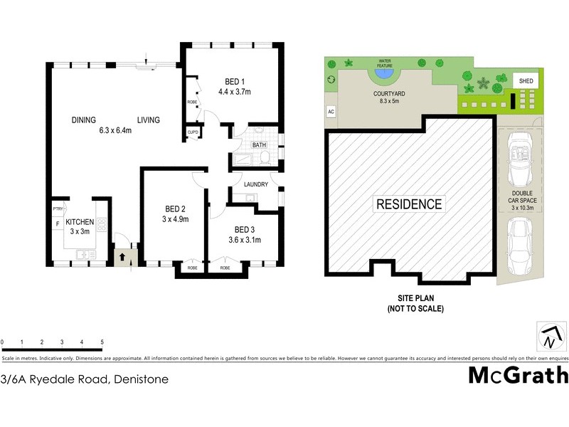 3/6A Ryedale Road, Denistone NSW 2114 Floorplan