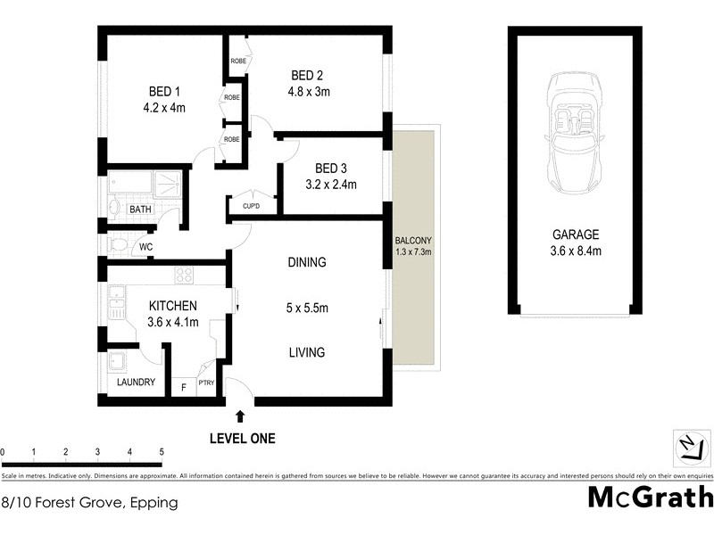 8/10 Forest Grove, Epping NSW 2121 Floorplan
