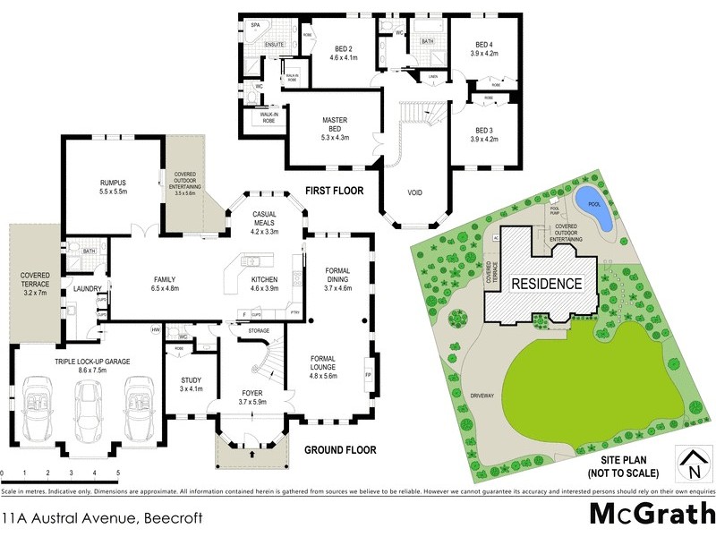 11A Austral Avenue, Beecroft NSW 2119 Floorplan