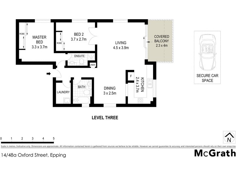 14/48A Oxford Street, Epping NSW 2121 Floorplan