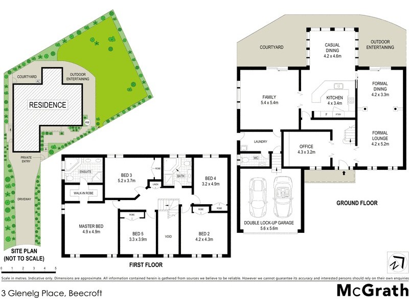 3 Glenelg Place, Beecroft NSW 2119 Floorplan