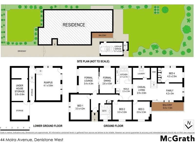 44 Moira Avenue, Denistone West NSW 2114 Floorplan