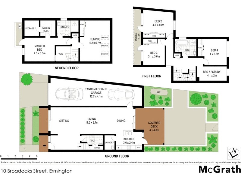 10 Broadoaks Street, Ermington NSW 2115 Floorplan