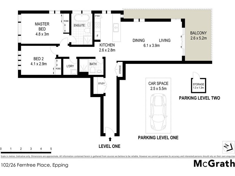 102/26 Ferntree Place, Epping NSW 2121 Floorplan