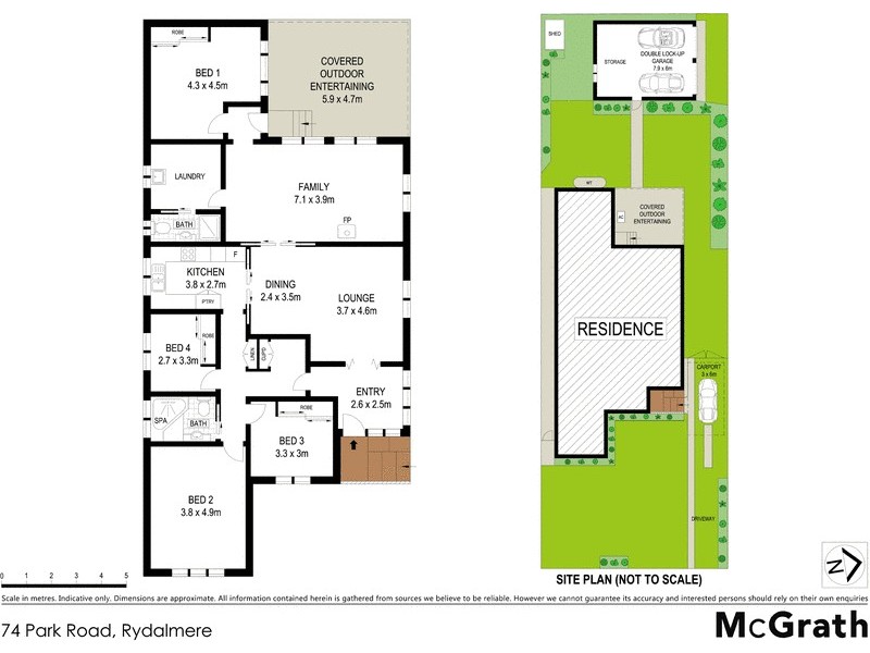 74 Park Road, Rydalmere NSW 2116 Floorplan