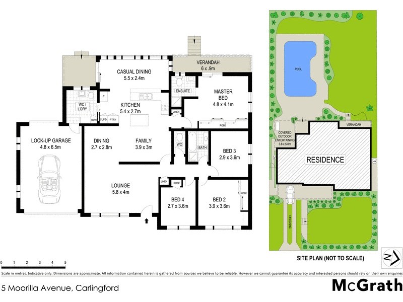 5 Moorilla Avenue, Carlingford NSW 2118 Floorplan
