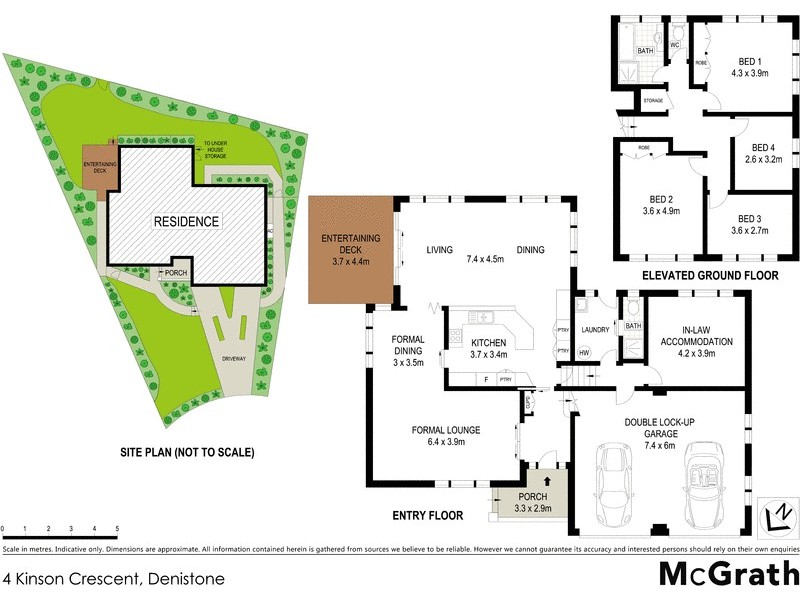 4 Kinson Crescent, Denistone NSW 2114 Floorplan