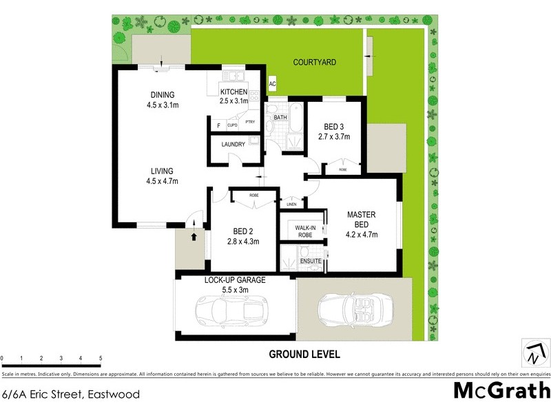 6/6A Eric Street, Eastwood NSW 2122 Floorplan