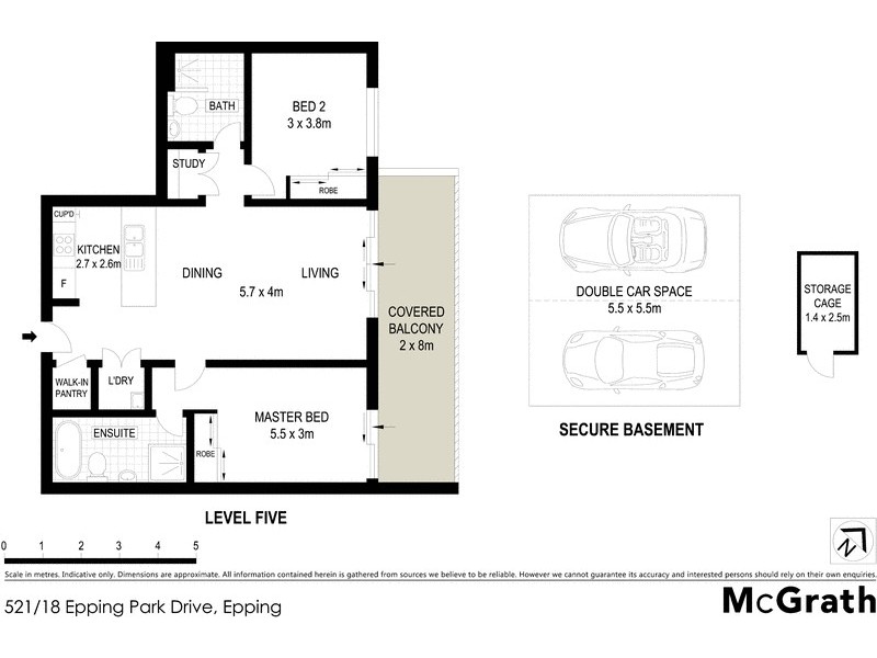 521/18 Epping Park Drive, Epping NSW 2121 Floorplan