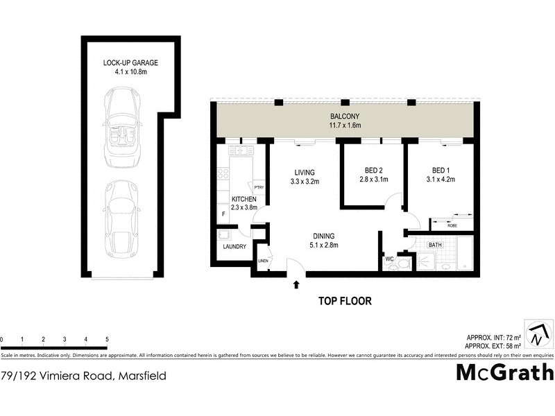 79/192 Vimiera Road, Marsfield NSW 2122 Floorplan