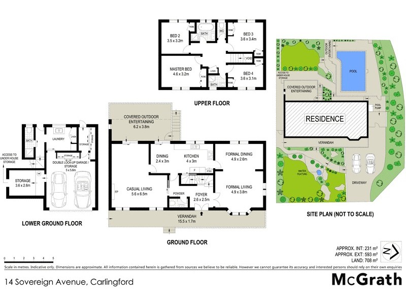 14 Sovereign Avenue, Carlingford NSW 2118 Floorplan
