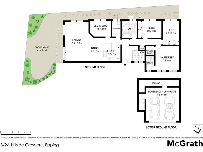 3/2A Hillside Crescent, Epping NSW 2121 Floorplan