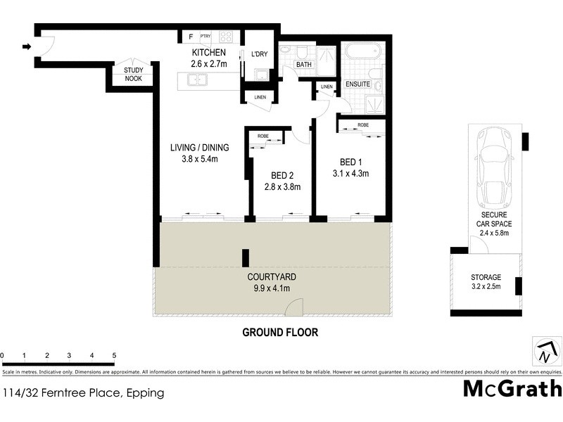 114/32 Ferntree Place, Epping NSW 2121 Floorplan