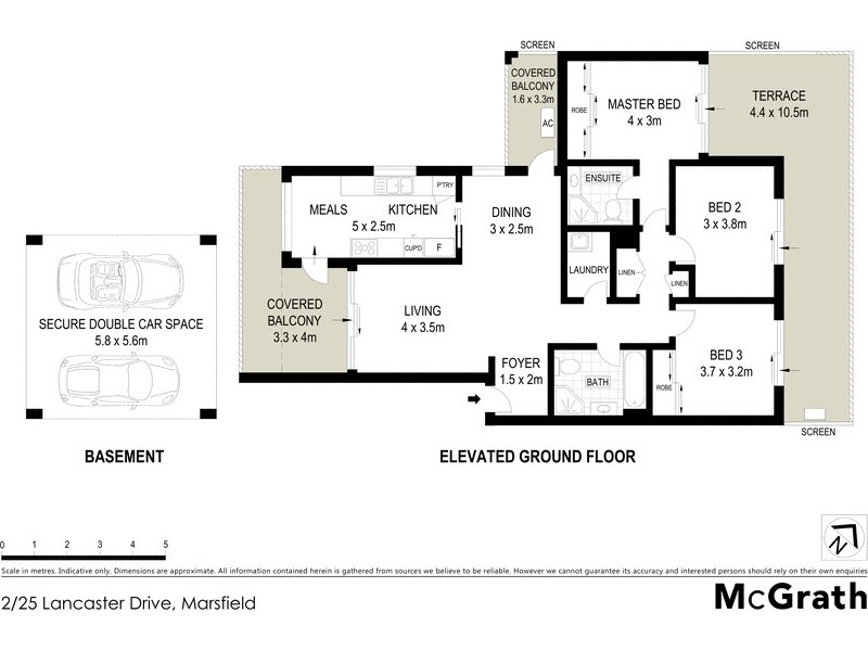 2/25 Lancaster Drive, Marsfield NSW 2122 Floorplan