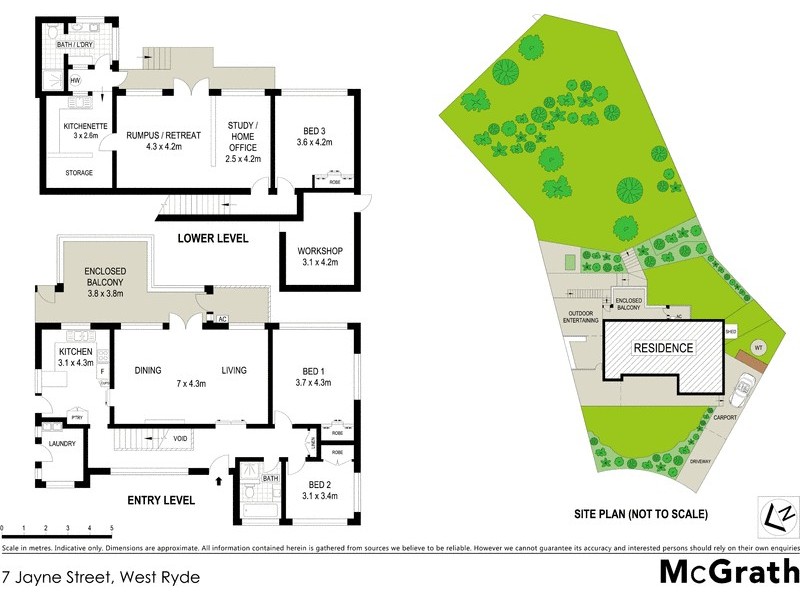 7 Jayne Street, West Ryde NSW 2114 Floorplan
