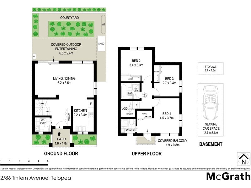 2/86 Tintern Avenue, Telopea NSW 2117 Floorplan