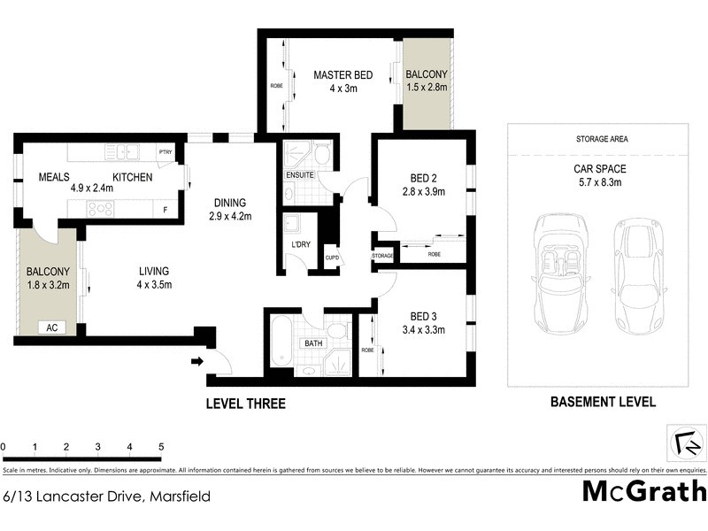6/13 Lancaster Drive, Marsfield NSW 2122 Floorplan