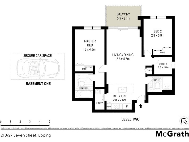 210/27 Seven Street, Epping NSW 2121 Floorplan