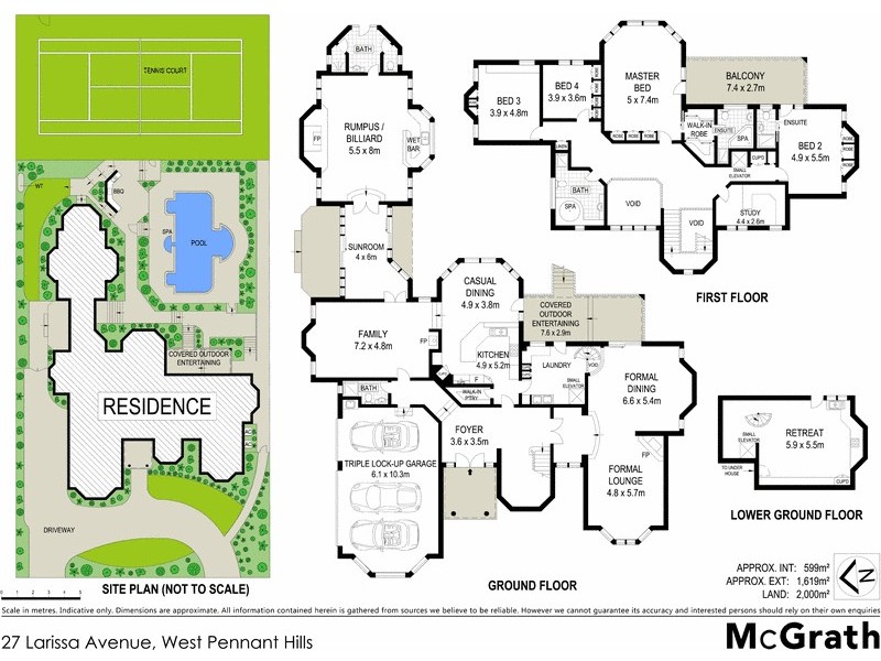 27 Larissa Avenue, West Pennant Hills NSW 2125 Floorplan