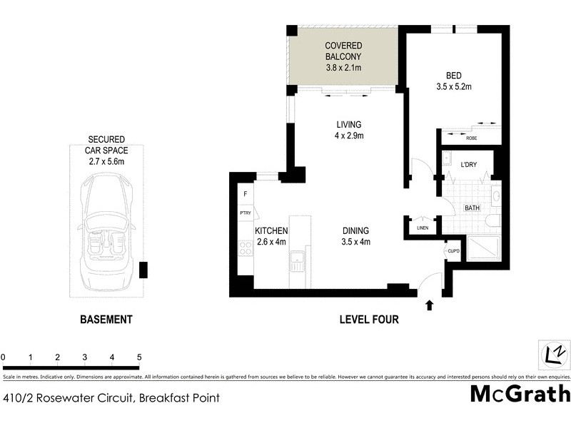 410/2 Rosewater Circuit, Breakfast Point NSW 2137 Floorplan