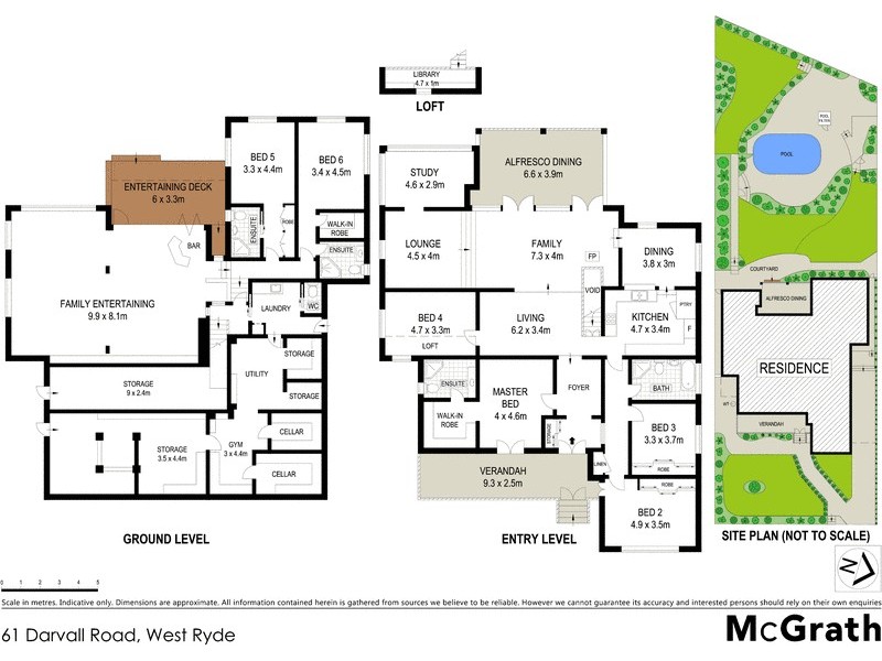 61 Darvall Road, West Ryde NSW 2114 Floorplan