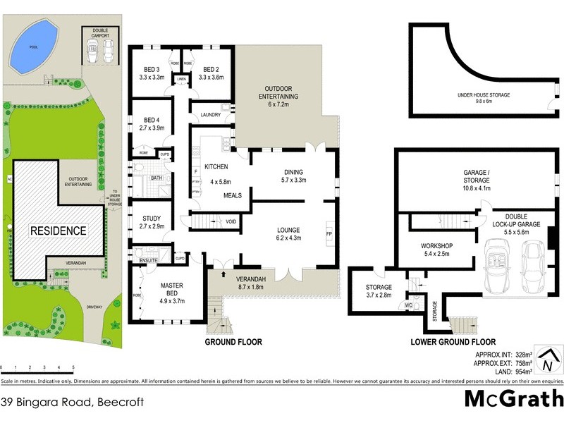 39 Bingara Road, Beecroft NSW 2119 Floorplan