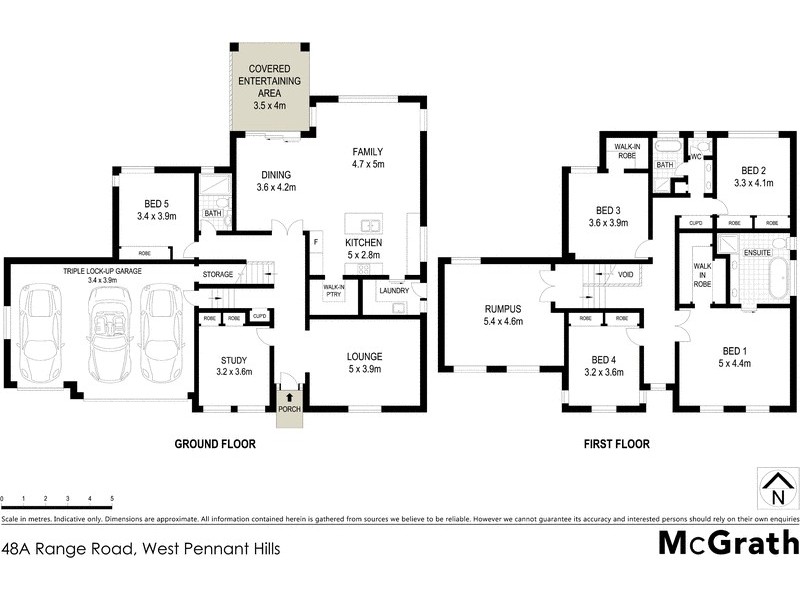 48A Range Road, West Pennant Hills NSW 2125 Floorplan