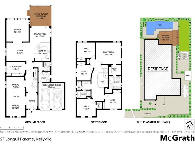 27 Jonquil Parade, Kellyville NSW 2155 Floorplan