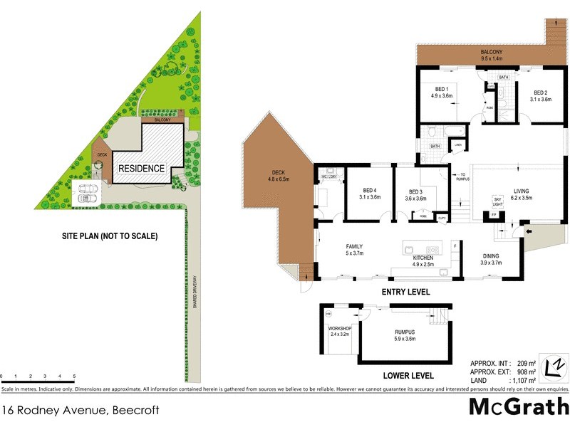 16 Rodney Avenue, Beecroft NSW 2119 Floorplan