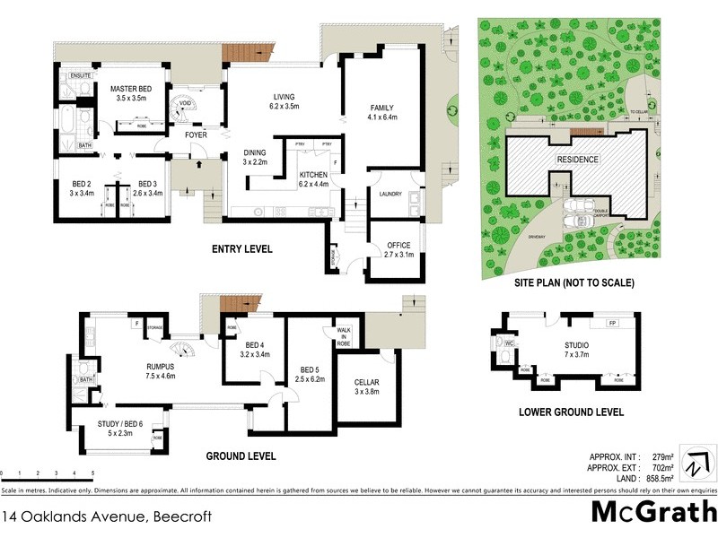 14 Oaklands Avenue, Beecroft NSW 2119 Floorplan